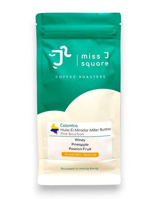 Miss J Square Coffee Colombia Huila El Mirador Miller Bustos 100g / 200g
