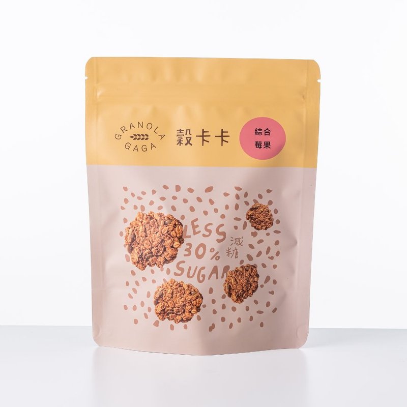 New packaging launched [Sugar Reduction Series - Comprehensive Berry 160g] Gukaka Oatmeal Crisps - ซีเรียล - อาหารสด สีนำ้ตาล