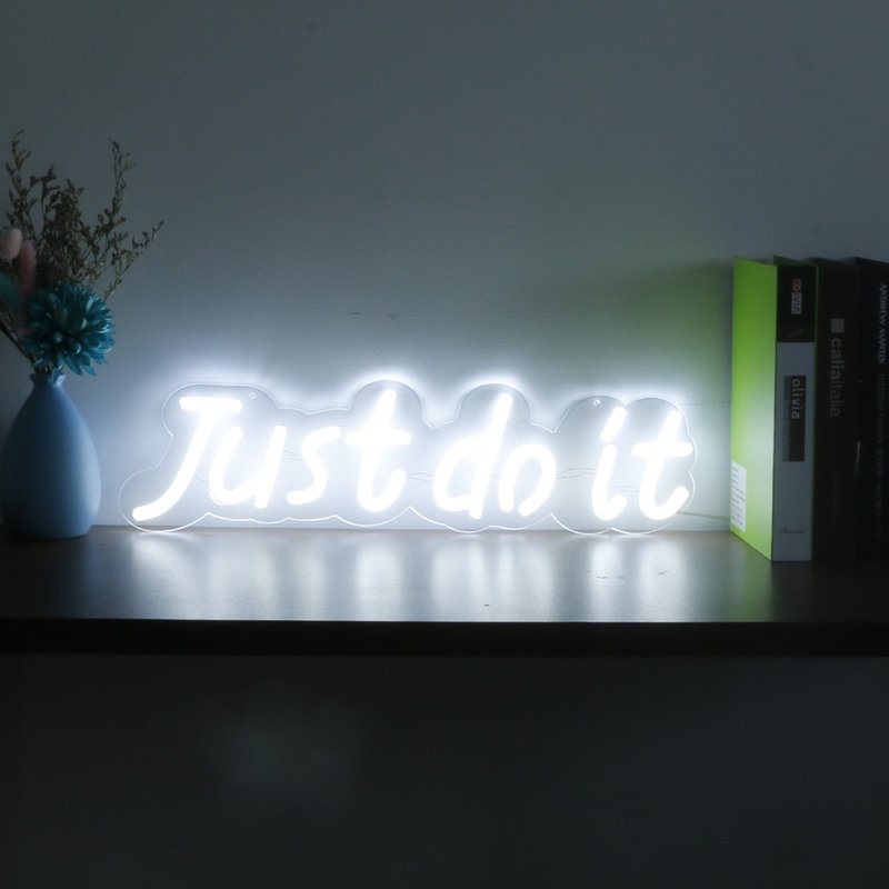 Just DO It Led Neon Sign - โคมไฟ - อะคริลิค สีใส