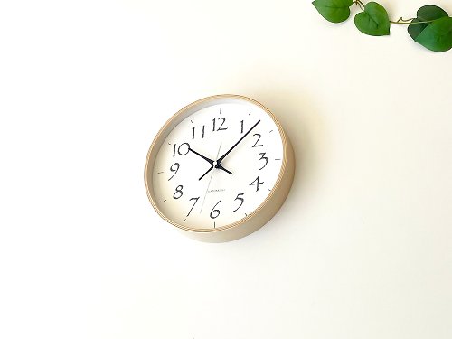 katomoku KATOMOKU plywood clock 20 M尺寸 黑色 (km-119BL) 掛鐘 日本製
