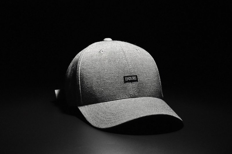 ENDURE/淺灰色單寧 - 帽子 - 棉．麻 灰色