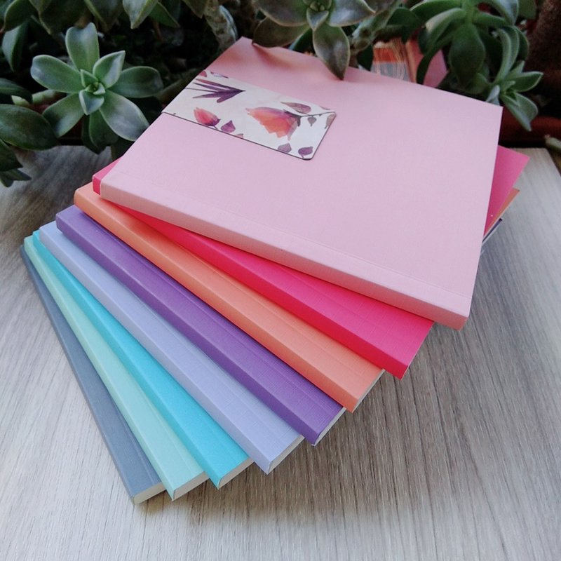 多彩磁鐵書籤膠裝本  3入組 共5款 - 筆記本/手帳 - 紙 