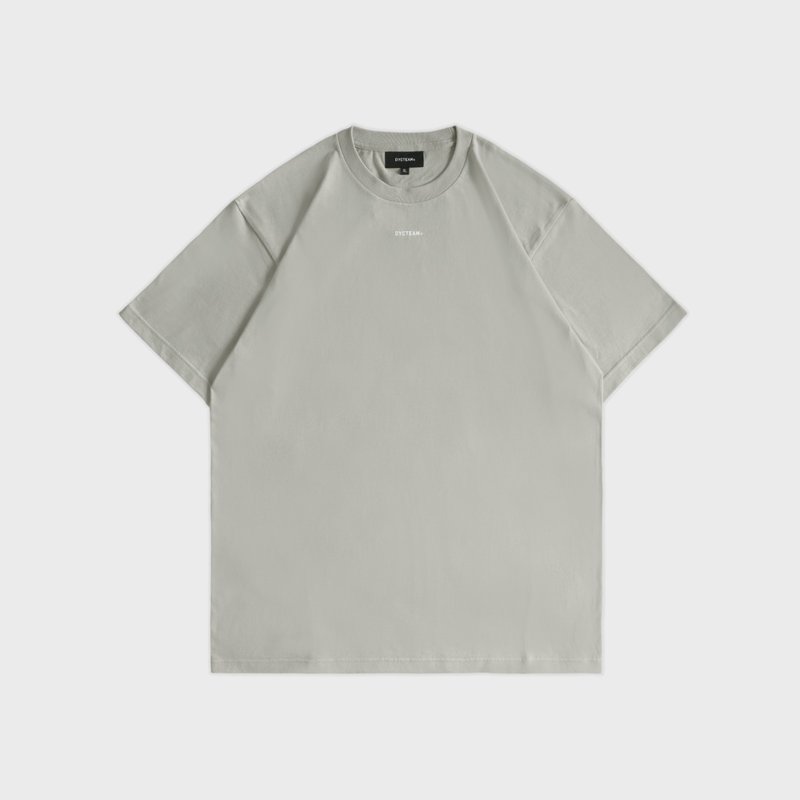 DYCTEAM  - LOGO tee (silver gray) - 男 T 恤 - 其他材質 灰色