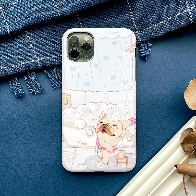 洗香香法鬥【二合一殼】(iPhone.Samsung,華為) - 手機殼/手機套 - 塑膠 藍色