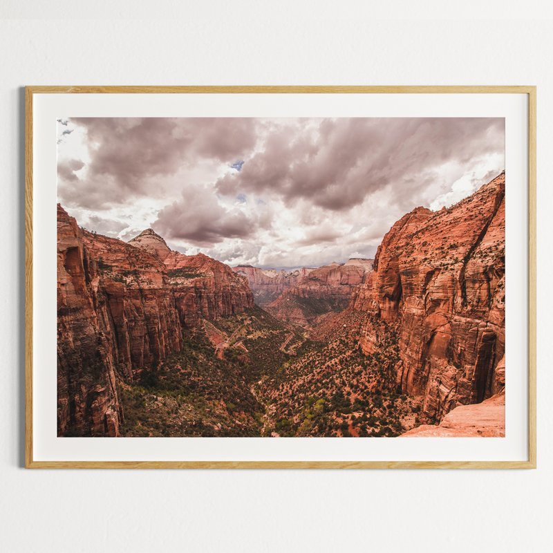 Zion National Park Digital Art, Zion Narrows Printable Wall Decor, Utah Poster - Posters - Paper 