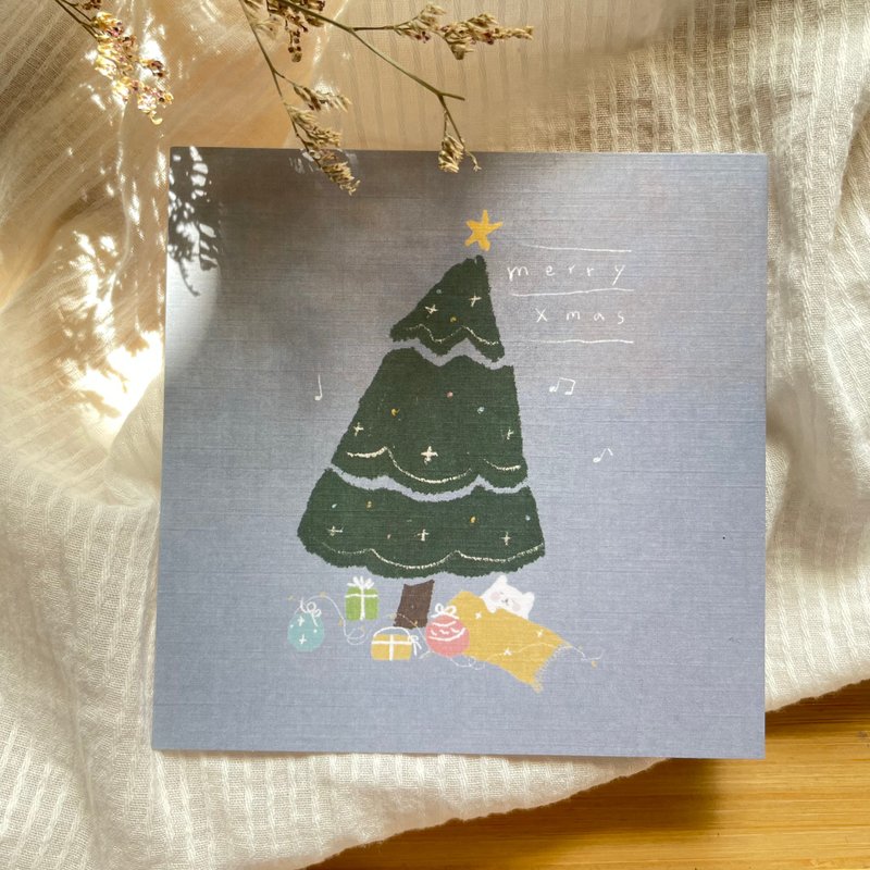 Asleep - Christmas card - การ์ด/โปสการ์ด - กระดาษ หลากหลายสี