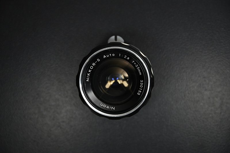 [Classic Antique] Nikon Nikkor-S Auto 35mm F2.8 Non-Ai Manual Lens - กล้อง - โลหะ 