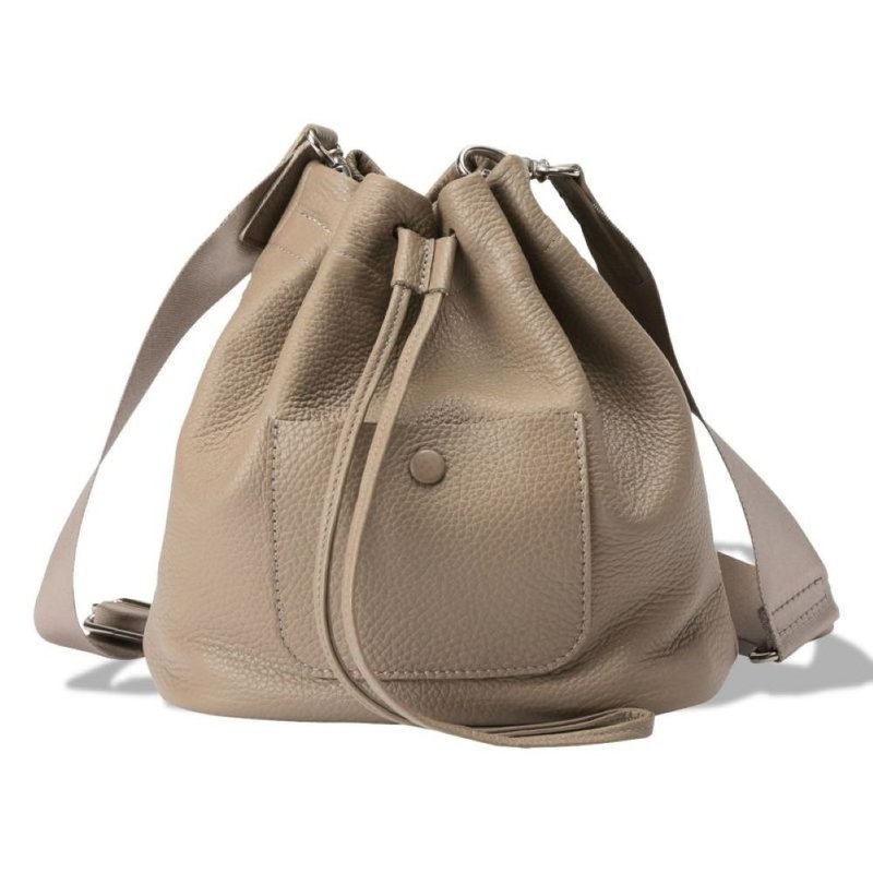 Japanese Toyooka itten-itten shoulder bag dark Khaki - กระเป๋าแมสเซนเจอร์ - วัสดุอื่นๆ 