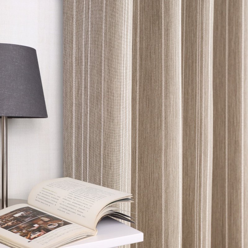 Home Desyne│MIT Handmade│Blackout Curtains│Intellectual Lines│Webbing│3 Colors - ม่านและป้ายประตู - เส้นใยสังเคราะห์ สีกากี