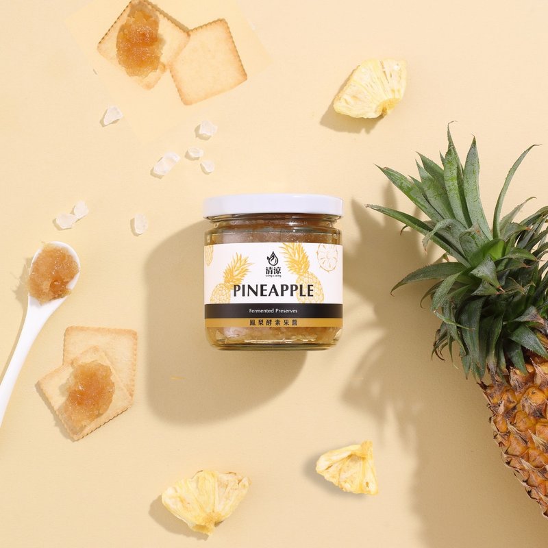 [Super match with yogurt] Pineapple enzyme jam-recommended combination with dried fruit water and desserts - Jams & Spreads - Glass 