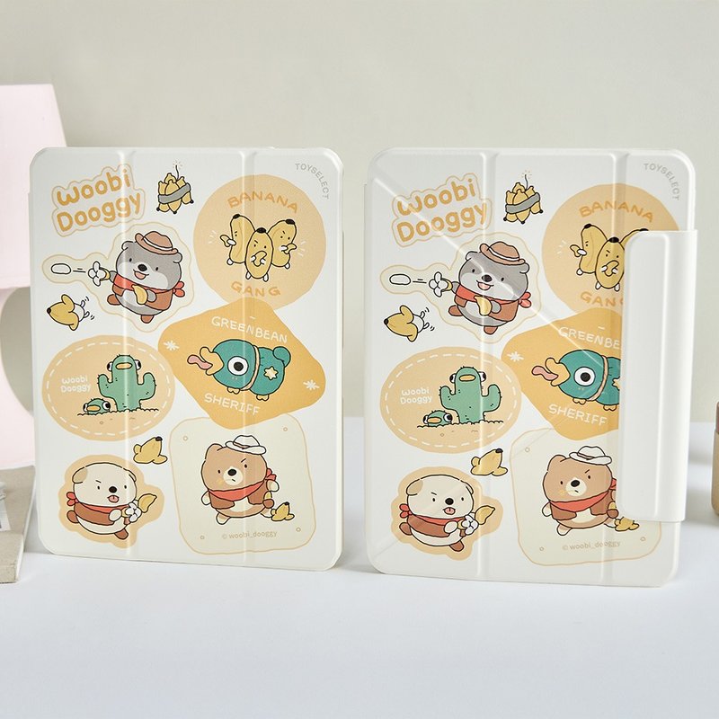 嗚比的朋友西部焦點強悍磁吸iPad三折/Y折保護殼 - 平板/電腦保護殼/保護貼 - 塑膠 多色