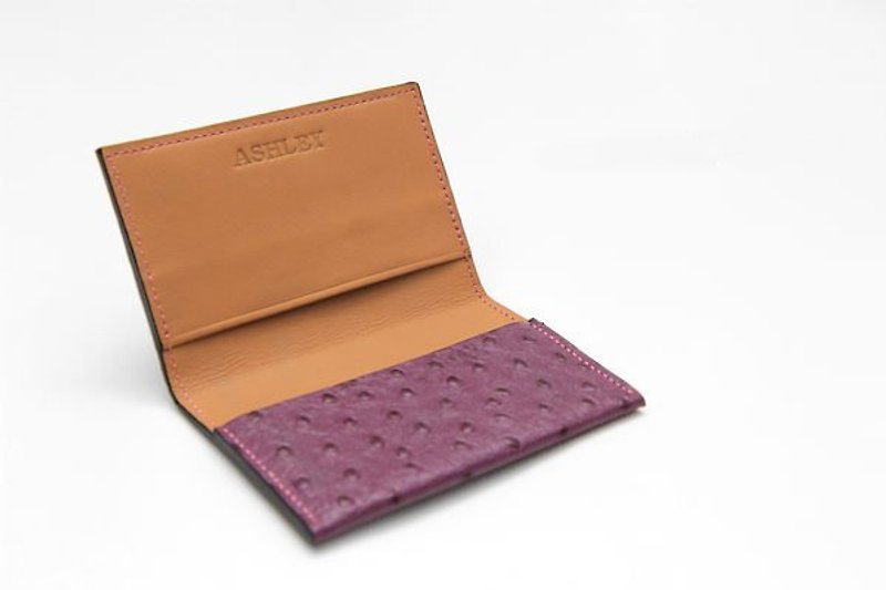 KAKU手工皮件 客製化名片夾 卡片夾 信用卡夾 - 卡片套/卡片盒 - 真皮 