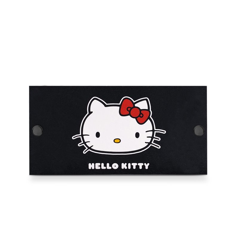 客製化禮物 MASKfolio 口罩套 Sanrio - Hello Kitty - Black - 口罩/口罩收納套 - 紙 