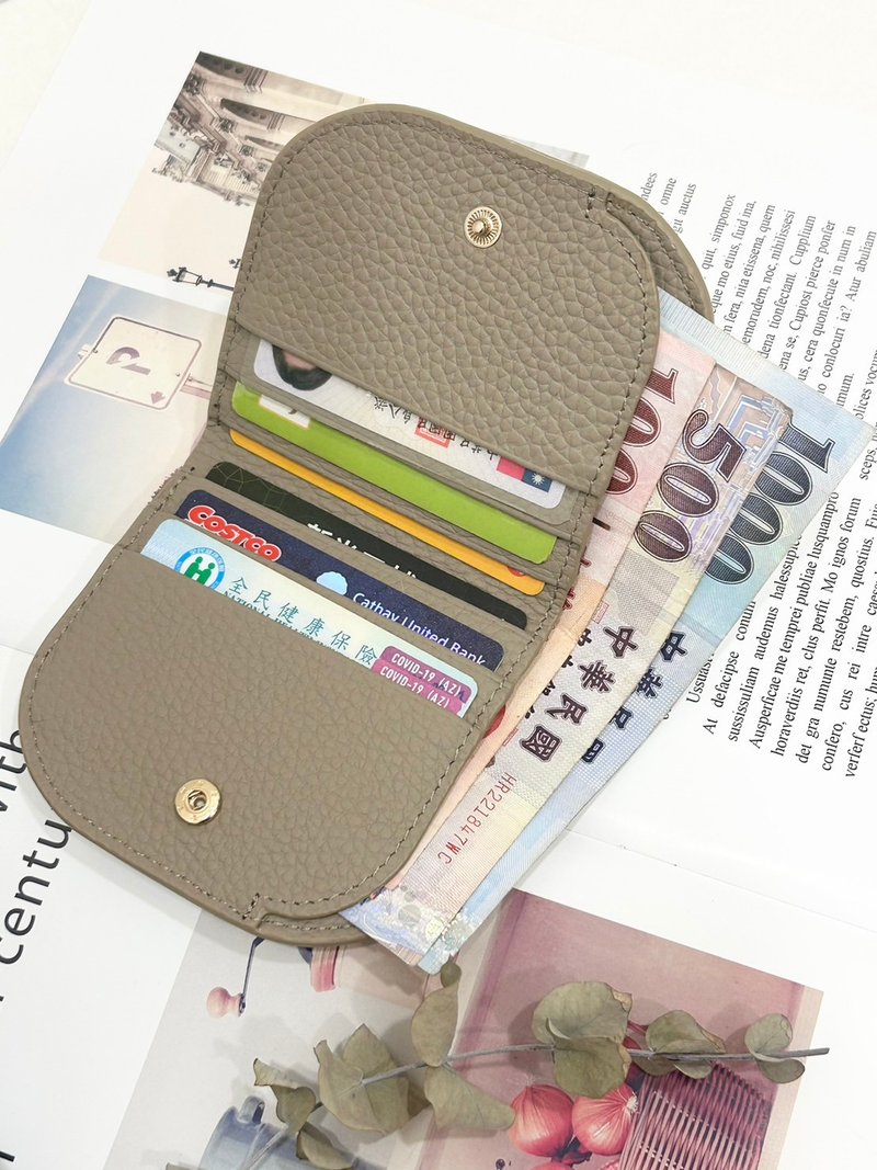 pocket pocket purse - กระเป๋าสตางค์ - หนังแท้ 