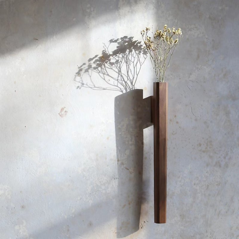 wall mounted flower vase/wooden wall vase/plant holder