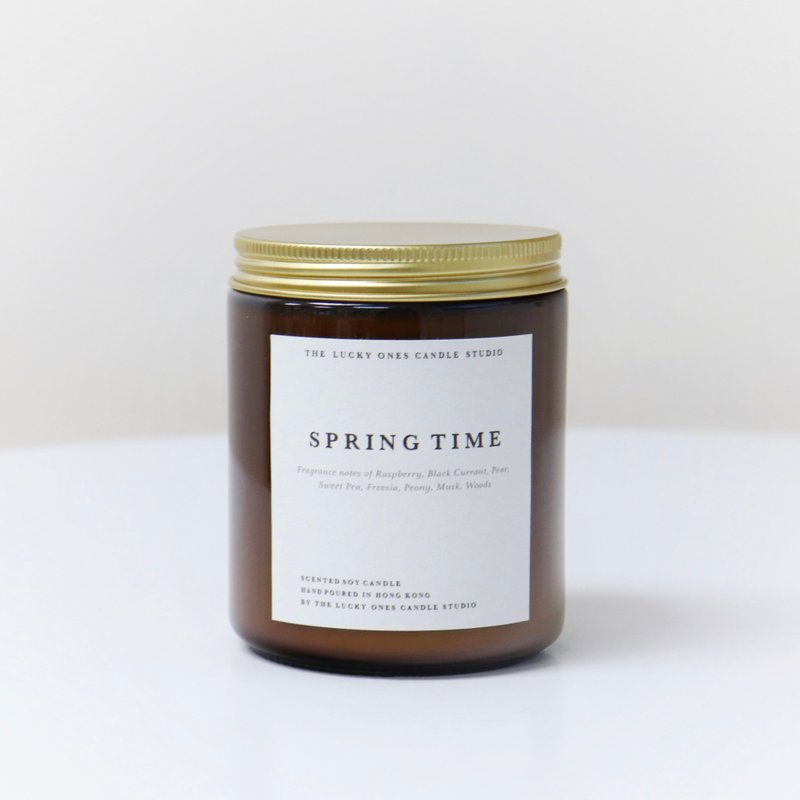No.202 SPRINGTIME | 春日 | 手工大豆蠟燭 | 香氛蠟燭 - 香氛蠟燭/燭台 - 蠟 透明