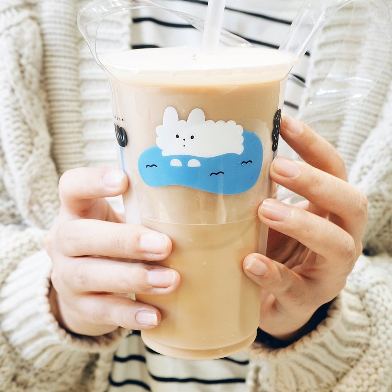 Reusable Cup Holder - ถุงใส่กระติกนำ้ - พลาสติก สีใส