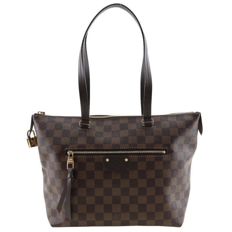 【日本直送】ルイ・ヴィトン LOUIS VUITTON イエナPM トートバッグ N41012 ダミエキャンバス 茶 FL4138 レディース【中古】 - 手提包/手提袋 - 人造皮革 咖啡色