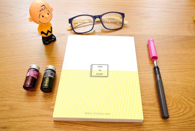Dimeng Qi Time to Start Living Start log [non-aging yellow / pen] sold out of print - สมุดบันทึก/สมุดปฏิทิน - กระดาษ สีเหลือง