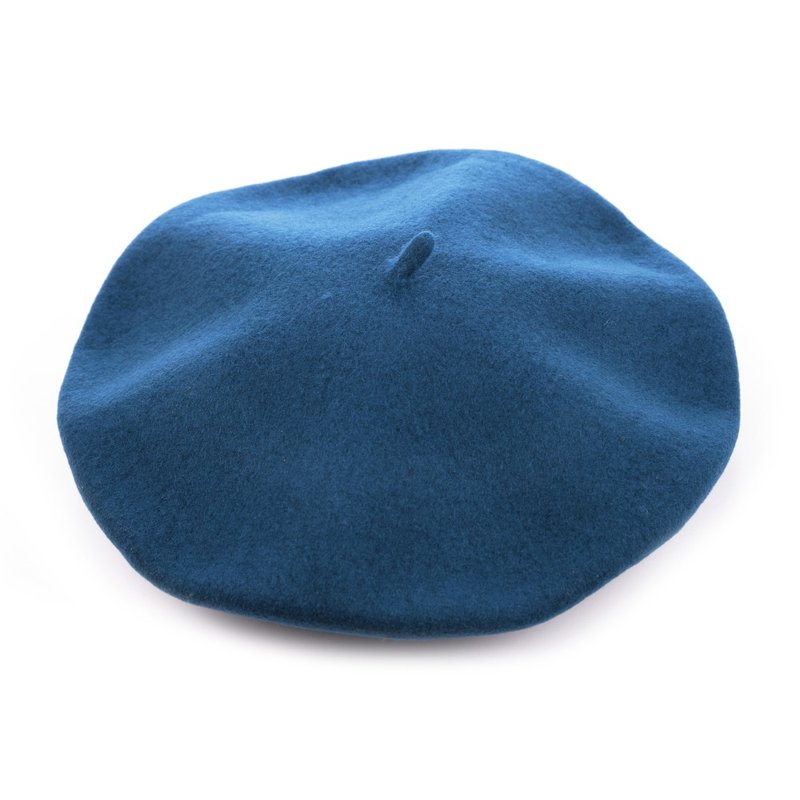 Spain ELOSEGUI female DAME beret EL_DAME19041 blue emerald - Hats & Caps - Wool 