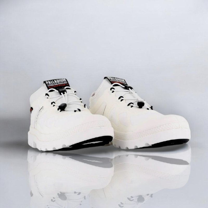 PALLADIUM PAMPA LT+ LO XPLR WP+ 防水低筒靴 白 74474 - 雨鞋/防水鞋 - 其他材質 