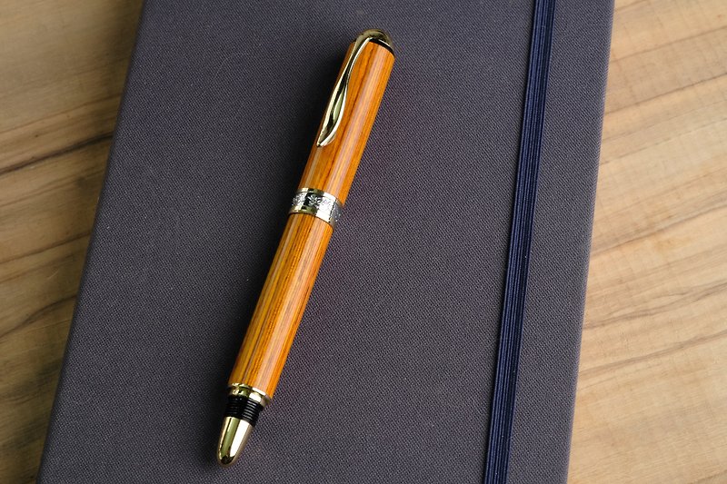 Color wood ball pen - Ballpoint & Gel Pens - Wood Orange