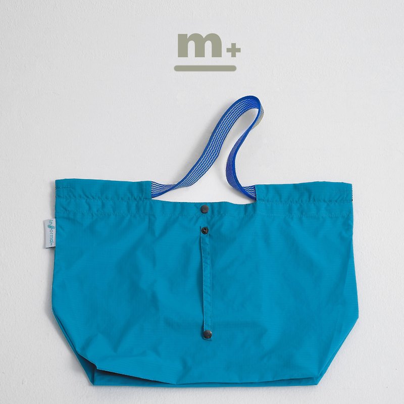 กระเป๋าช้อปปิ้ง สีฟ้า Informal Bag - กระเป๋าถือ - ไนลอน 
