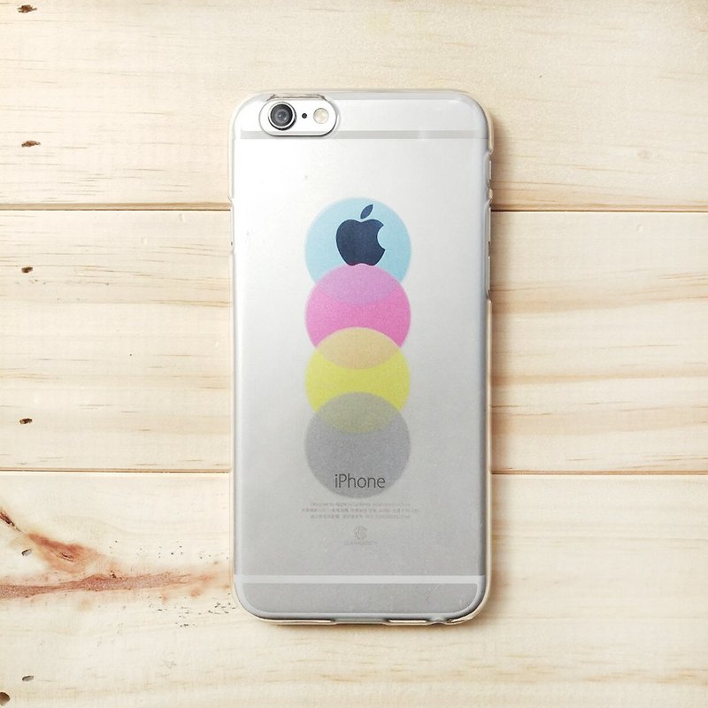 Original phone case smartphone case, printing quarter-color CMYK, UV printing print transparent - เคส/ซองมือถือ - พลาสติก สีใส