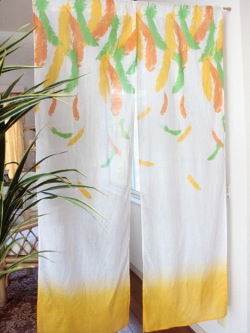 【Pre-order】 ☼ Sprinkle feather curtain ☼ (three-color) - ของวางตกแต่ง - ผ้าฝ้าย/ผ้าลินิน หลากหลายสี