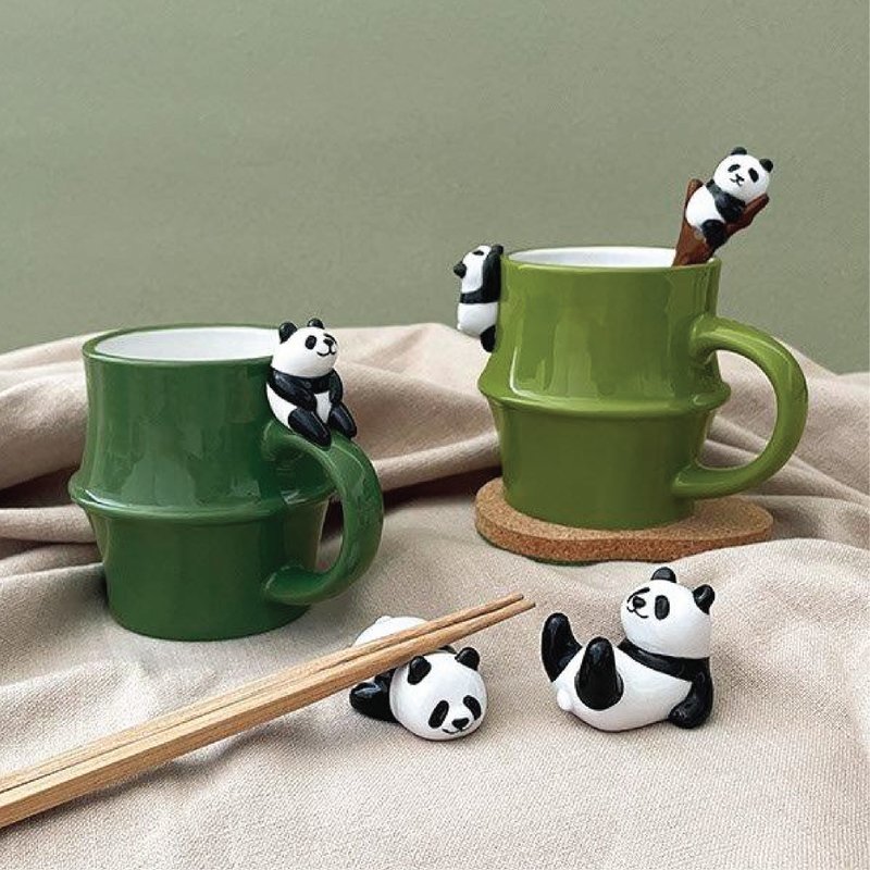 Japanese Decole Tableware-Panda Series - แก้ว - ดินเผา 