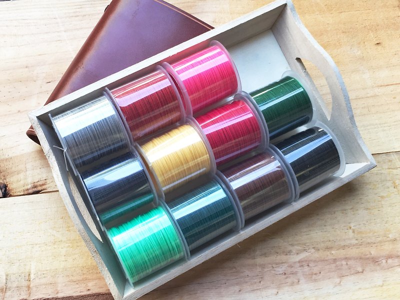 Additional purchase of goods-hand-stitched round Wax thread #601－#648 0.65mm 30m 48-color hand-stitched thread - เย็บปัก/ถักทอ/ใยขนแกะ - ผ้าฝ้าย/ผ้าลินิน หลากหลายสี