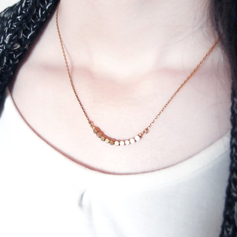 VIIART. Rock. Bronze choker clavicle - Necklaces - Other Metals Gold