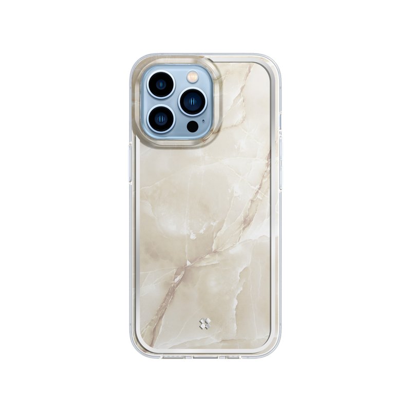 IPHONE 13 PRO MAX / 13 PRO / 13 CASE: PRISMART MARBLE KHAKI - 手機殼/手機套 - 塑膠 卡其色