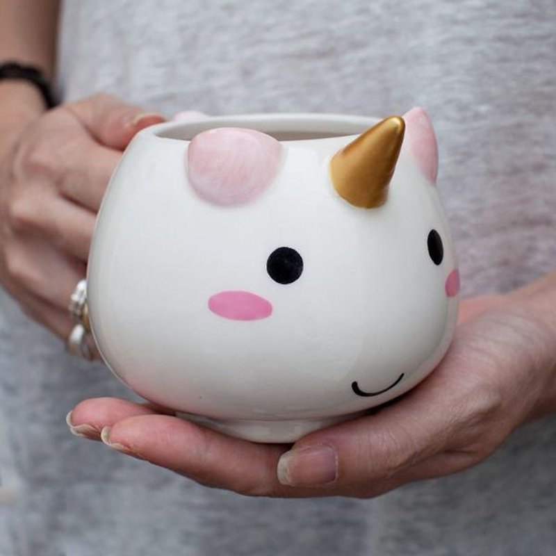 Elodie Unicorn Mug - マグカップ - 陶器 多色