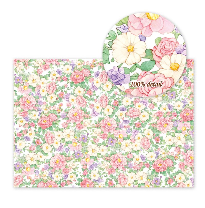 French garden Wrapping Paper / Scrapbook Paper / 50sheet A4 size 120g - 其他 - 紙 