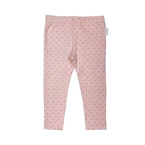 Purebaby有機棉 澳洲Purebaby有機棉女童長褲18M~4T 粉紅點點