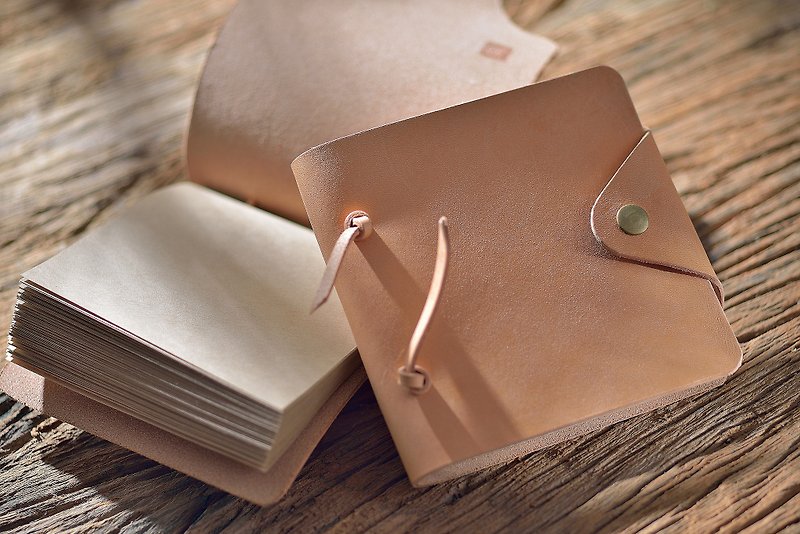 Cultural and creative supplies/ kraft notebooks/ kraft paper/ notebook wallets - Notebooks & Journals - Genuine Leather Brown