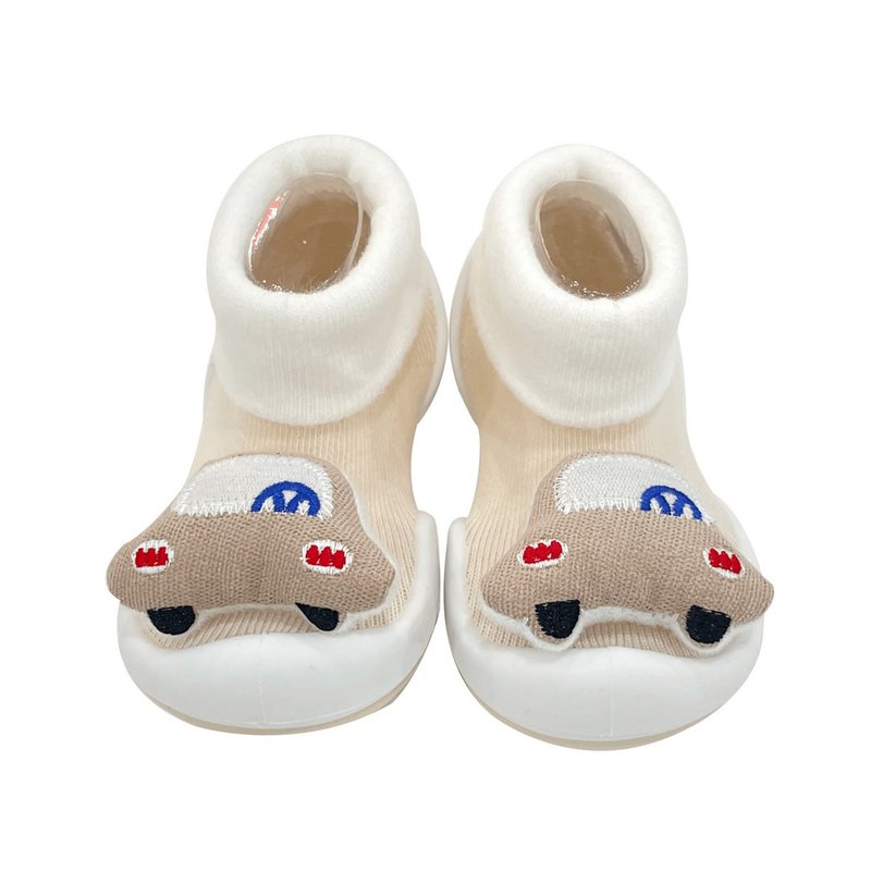 韓國 Ggomoosin 學步襪鞋 - 哺哺車 - 嬰兒鞋/學步鞋 - 棉．麻 