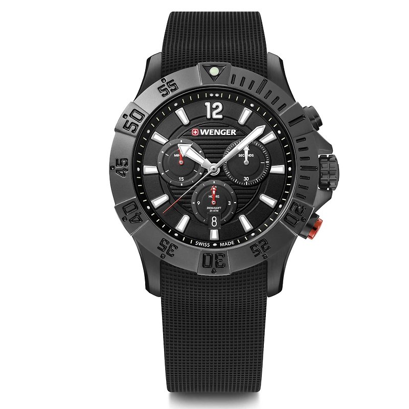 Wenger Seaforce Series-Diving Watch - Men's & Unisex Watches - Stainless Steel Black