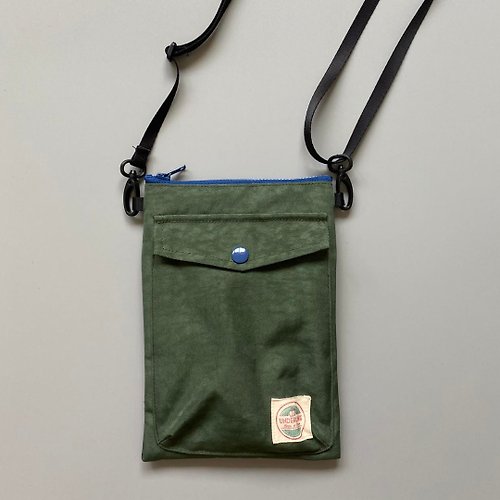 underlinebagsandmore Green Polyester Daily Bag with Strap/ Card Holder / Phone Bag / Pouch