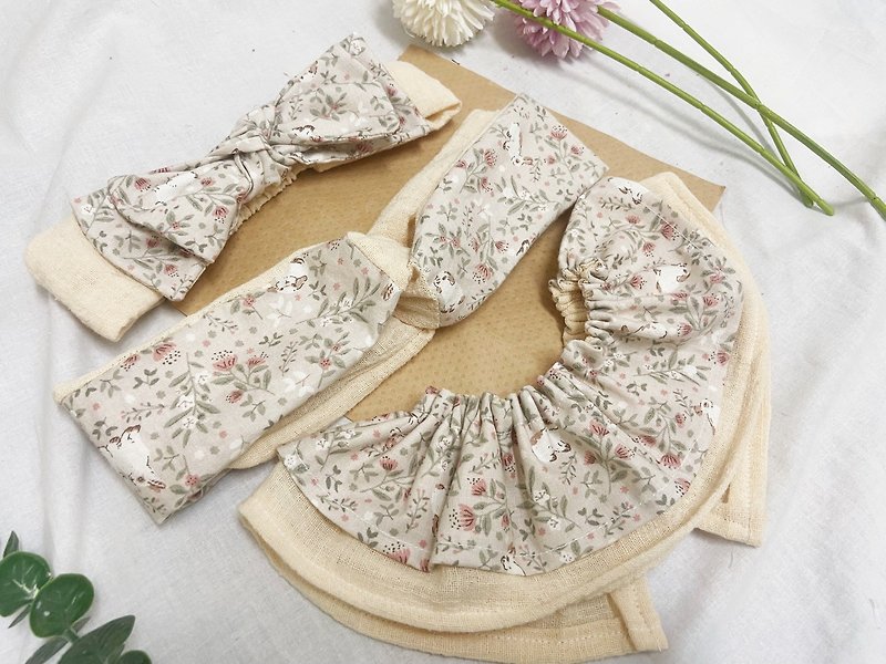 Pre-order Armani Rabbit Parent-Child Hairband Cloud Shoulder Miyue Gift Box Set - Baby Gift Sets - Cotton & Hemp 