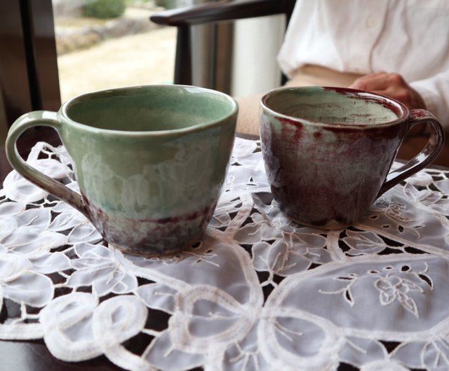 Handmade Ceramic Japanese Tea Cups Set