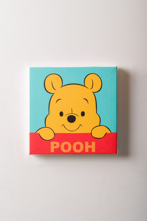 easy winnie the pooh painting