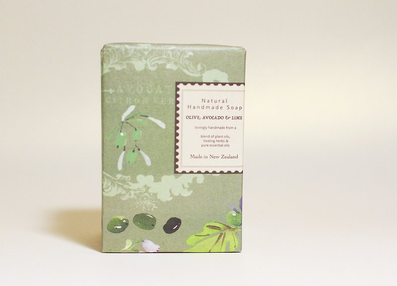 New Zealand Pure Essential Oil Handmade Soap - Olive Avocado and Lyme - Soap - Essential Oils Green