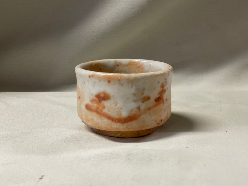2 志野ぐい呑(6.8cm) - 酒杯/酒器 - 陶 白色