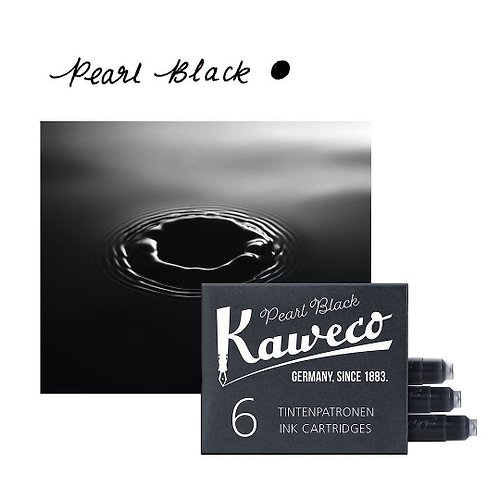 KAWECO 台灣 德國 KAWECO 歐規卡水 卡式墨水管 珍珠黑