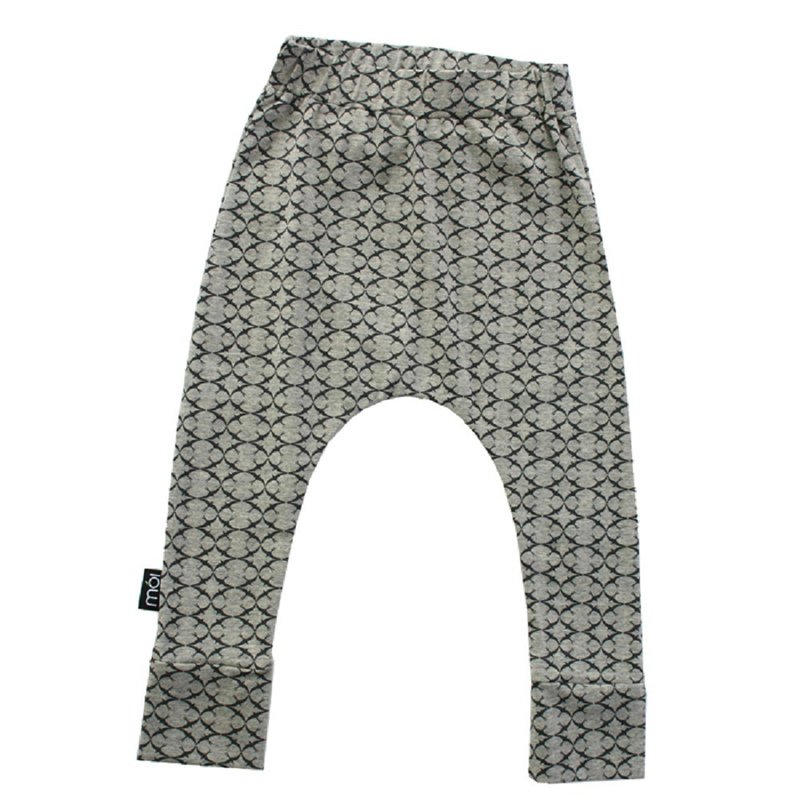 Moi Kids Icelandic organic cotton children's trousers 2 to 3 years old gray - Pants - Cotton & Hemp Gray