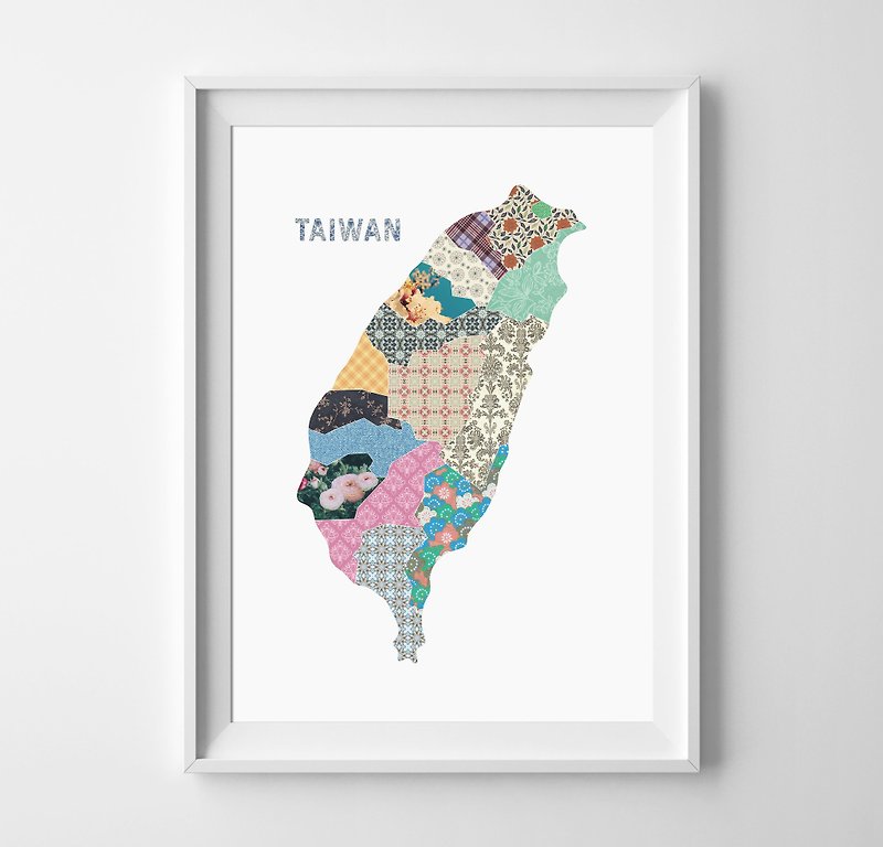 TAIWAN. Customizable Hanging Poster - Wall Décor - Paper 