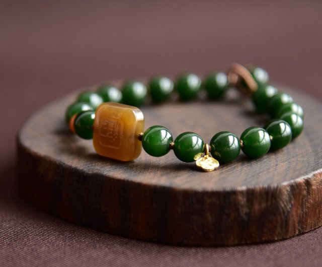 ジャスパー] 天然和田翡翠 ロシア産 ほうれん草グリーンジャスパー