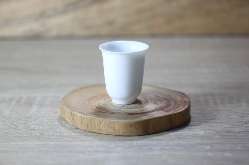 [Christmas Gift Box] 35ml white porcelain fragrance cup made by Yingge Ceramics Ye Minxiang - ถ้วย - เครื่องลายคราม 